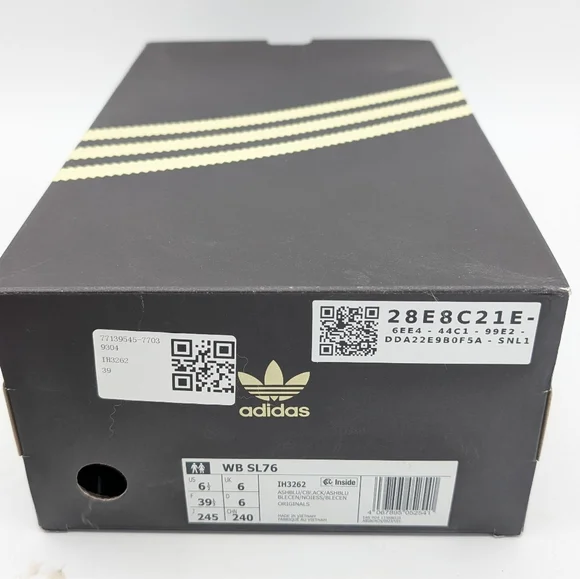 Adidas Wales Bonner SL76 Ash Blue Sneakers Size Womens 7.5 - Picture 4 of 14